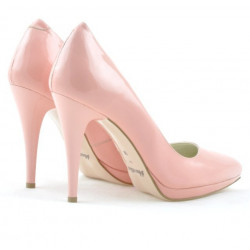 Pantofi eleganti dama 1244 lac roz