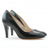 Pantofi eleganti dama 1234 lac negru satinat