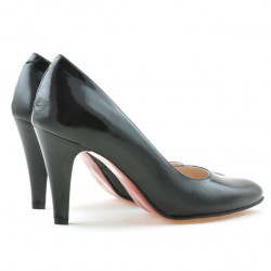 Pantofi eleganti dama 1234 lac negru satinat