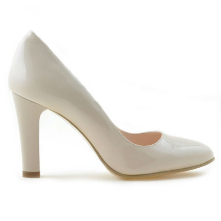 Pantofi eleganti dama 1243 lac ivoriu