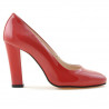 Pantofi eleganti dama 1214 lac rosu
