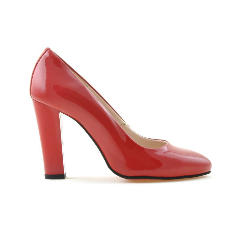 Pantofi eleganti dama 1214 lac rosu