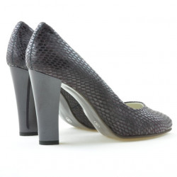 Pantofi eleganti dama 1214 croco mov