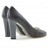 Pantofi eleganti dama 1214 croco mov