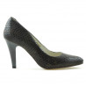 Pantofi eleganti dama 1234 croco maro
