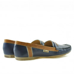 Mocasini dama 619 indigo+maro