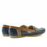 Mocasini dama 619 indigo+maro