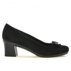Pantofi casual / eleganti dama 628 negru velur