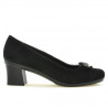 Pantofi casual / eleganti dama 628 negru velur