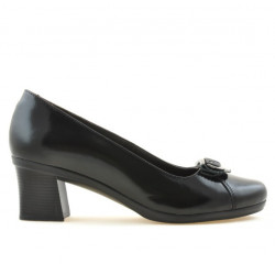 Pantofi casual / eleganti dama 628 lac negru