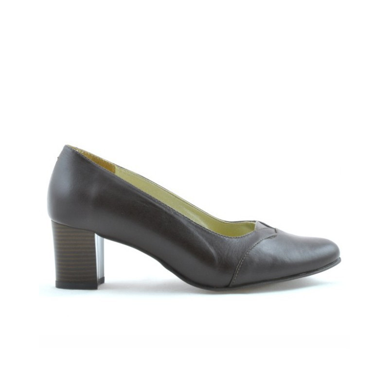 Pantofi eleganti dama ( model larg ) 1072xxl cafe