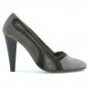 Pantofi eleganti dama 1208 nisip antilopa combinat