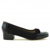 Pantofi casual / eleganti dama 650 lac negru combinat
