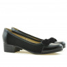 Pantofi casual / eleganti dama 650 lac negru combinat