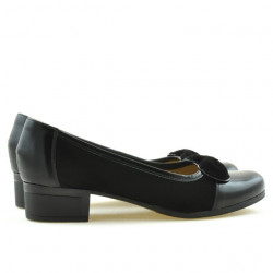 Pantofi casual / eleganti dama 650 lac negru combinat