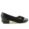 Pantofi casual / eleganti dama 650 lac negru combinat