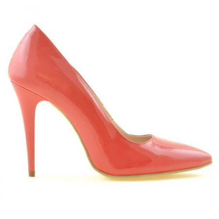 Pantofi eleganti dama 1241 lac rosu corai