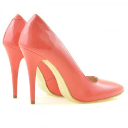 Pantofi eleganti dama 1241 lac rosu corai