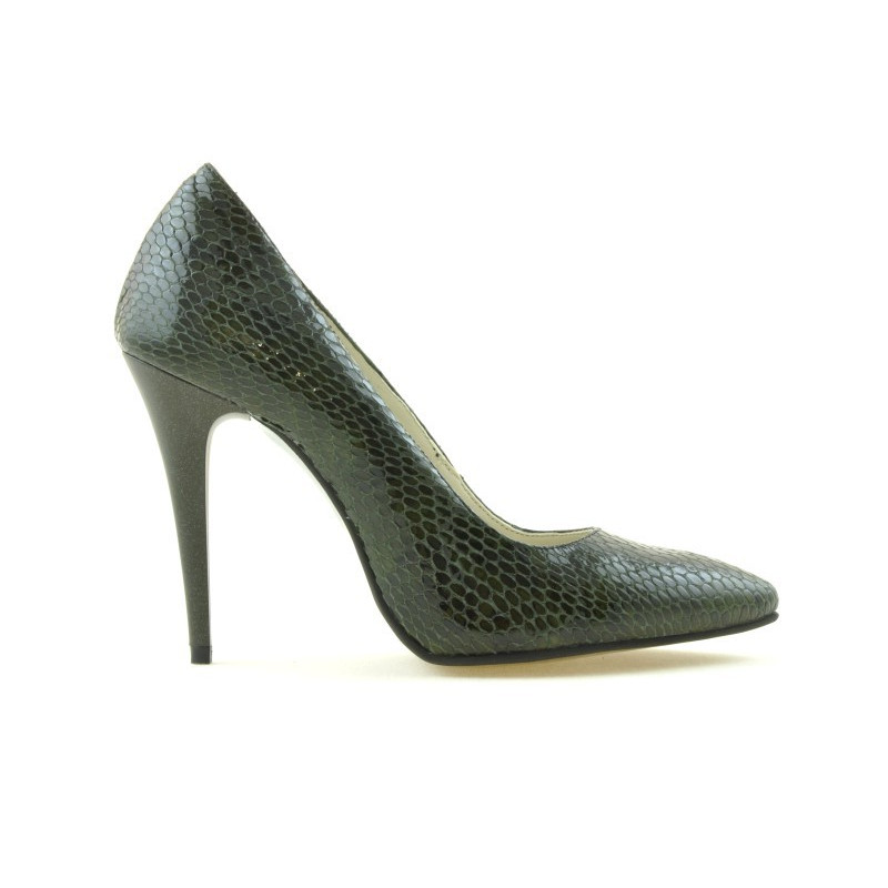Pantofi eleganti dama 1241 croco verde