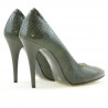 Pantofi eleganti dama 1241 croco verde