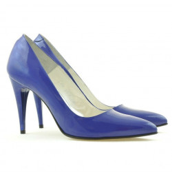 Pantofi eleganti dama 1246 lac albastru