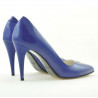 Pantofi eleganti dama 1246 lac albastru