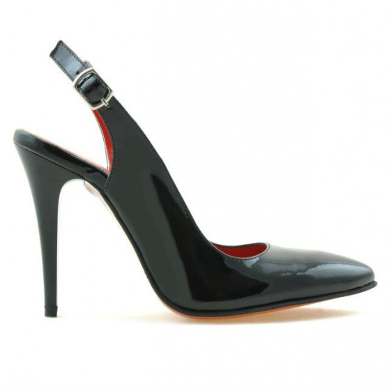 Sandale dama 1235 lac negru Sandale dama 1235 lac negru
