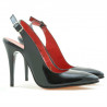 Sandale dama 1235 lac negru