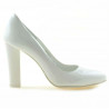 Pantofi eleganti dama 1214 lac alb