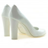 Pantofi eleganti dama 1214 lac alb